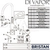 Bristan Pistachio Sink Mixer Lever Tap Spares